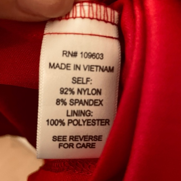 NWT - Rabbit Rabbit Rabbit Red Lace Dress - size 16W - Picture 5 of 5